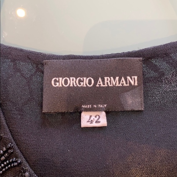 Giorgio Armani authentic women’s beaded blouse - Picture 3 of 6